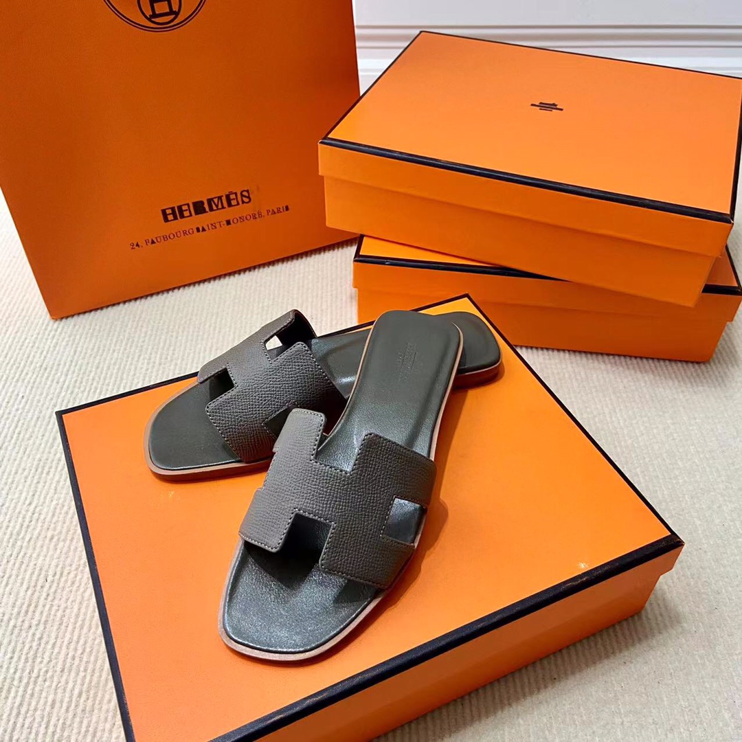 에르메스 올수공 오란 슬리퍼 샌들 앱송 67